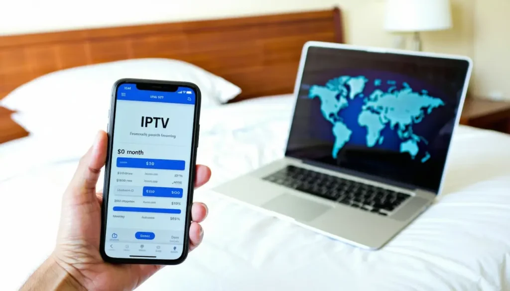 Affordable IPTV service on mobile and laptop while traveling